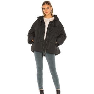 NWT Free People Black Hailey Puffer Jacket